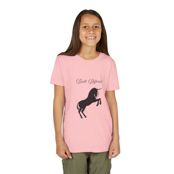 Youth Short Sleeve Built Different tee - Image 10