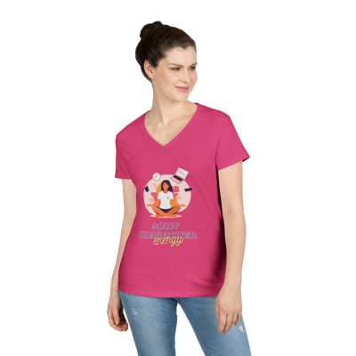 Main character energy Ladies' V-Neck T-Shirt