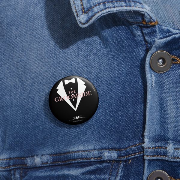 Custom Groomsmen Pin Buttons - Image 2