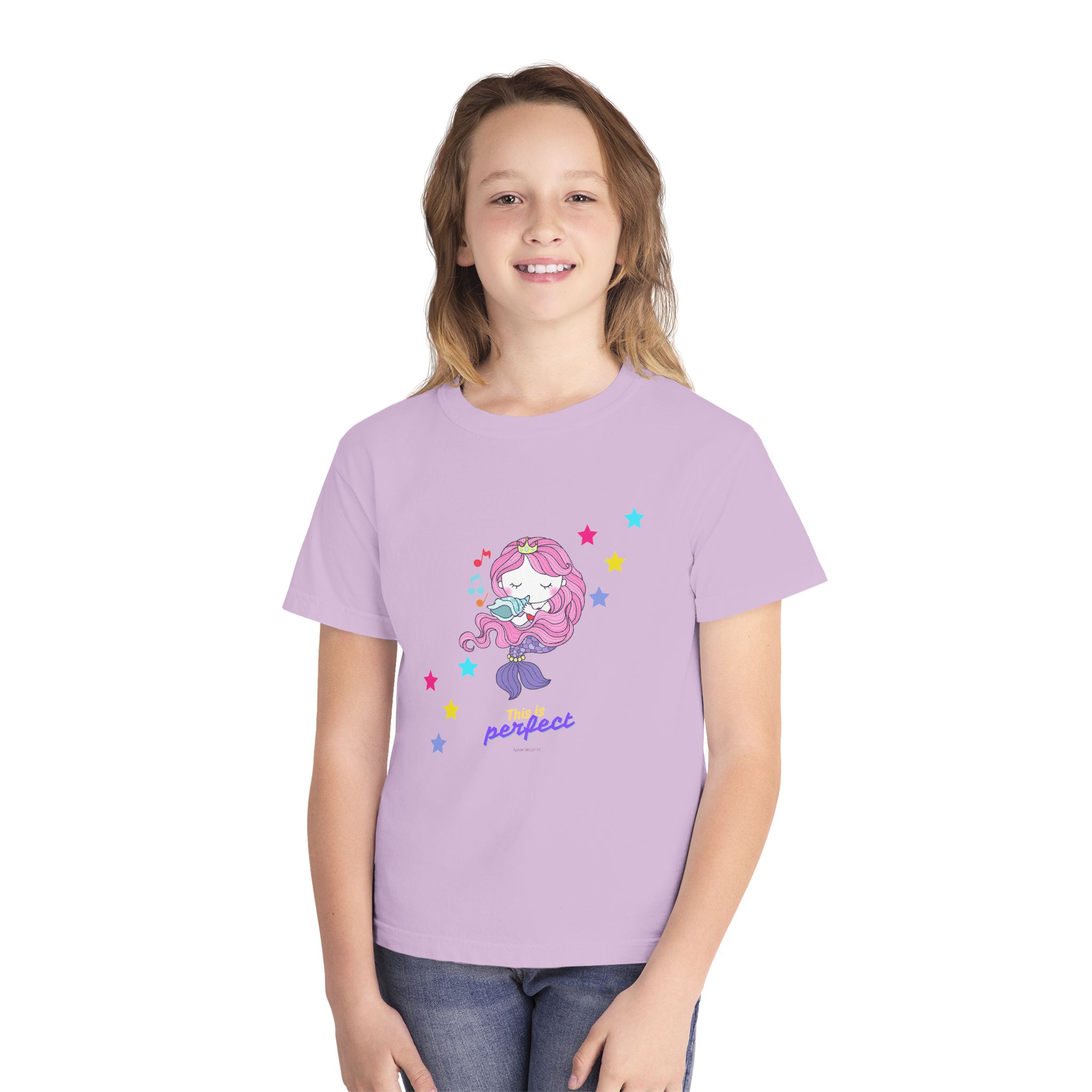 Mermaid tee for girls