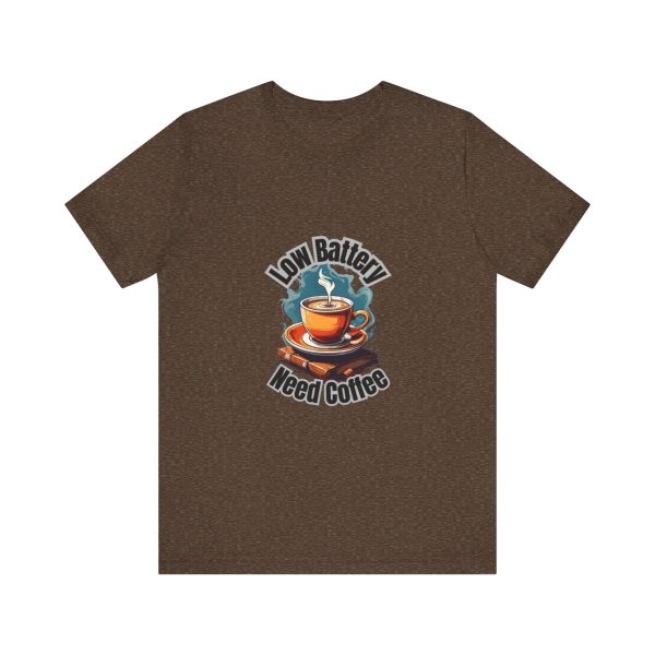Unisex Jersey Short Sleeve coffee tee - Image 37