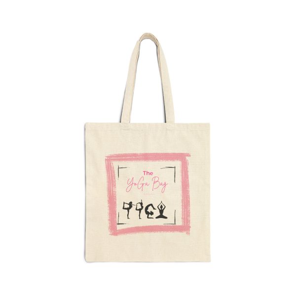 Stylish Cotton Canvas yoga tote bag - Image 2