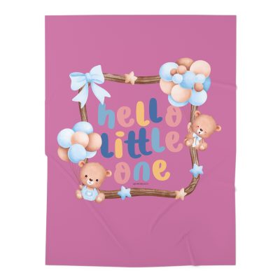 Baby Swaddle Blanket (hello little one)