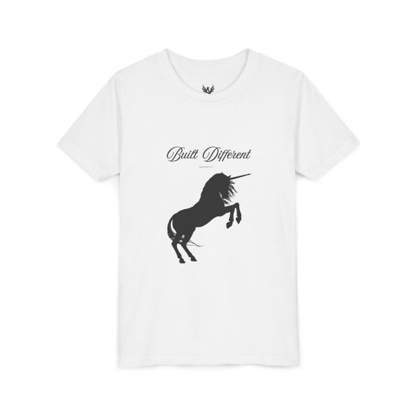Youth Short Sleeve Built Different tee - Image 3