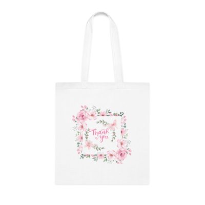 Cotton Thank you Tote bag