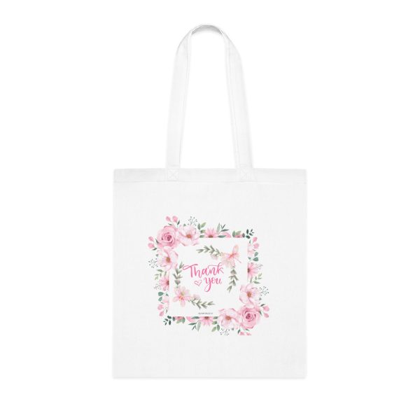 Cotton Thank you Tote bag