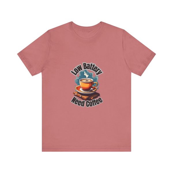 Unisex Jersey Short Sleeve coffee tee - Image 5