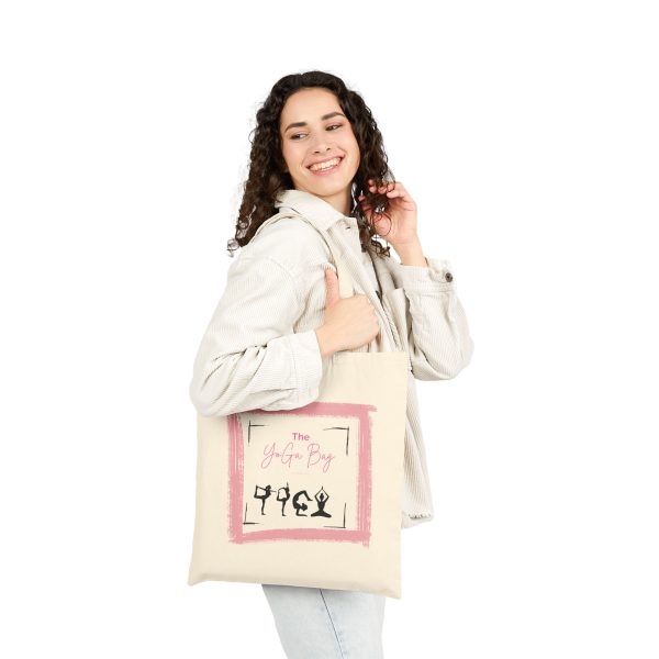 Stylish Cotton Canvas yoga tote bag