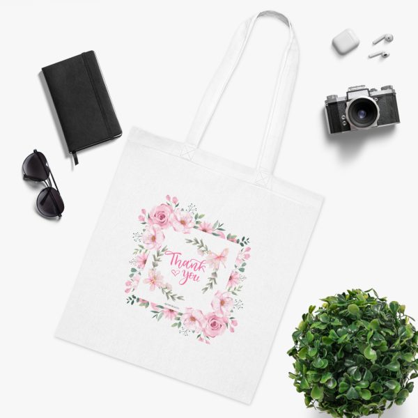 Cotton Thank you Tote bag - Image 3