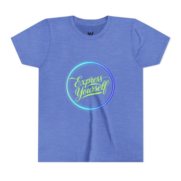 Youth Short Sleeve Tee with 'Express Yourself' Design - Image 6