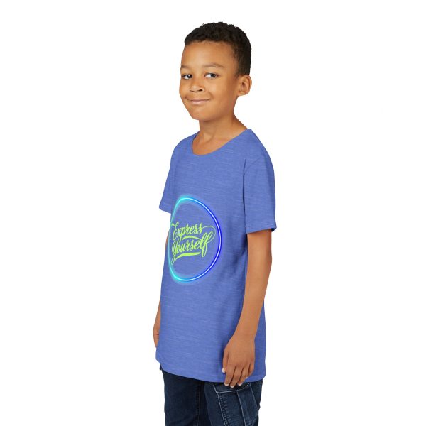 Youth Short Sleeve Tee with 'Express Yourself' Design - Image 10