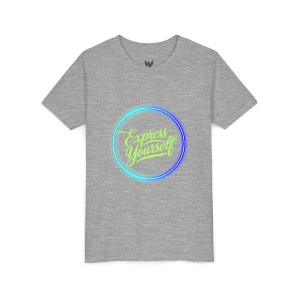 Youth Short Sleeve Tee with 'Express Yourself' Design - Image 18