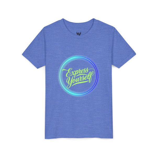 Youth Short Sleeve Tee with 'Express Yourself' Design - Image 8