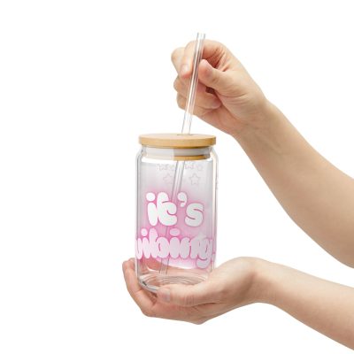 Its vibing Gen Alpha inspired glass sipper