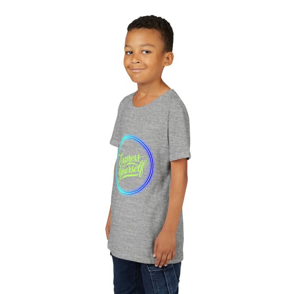 Youth Short Sleeve Tee with 'Express Yourself' Design - Image 20