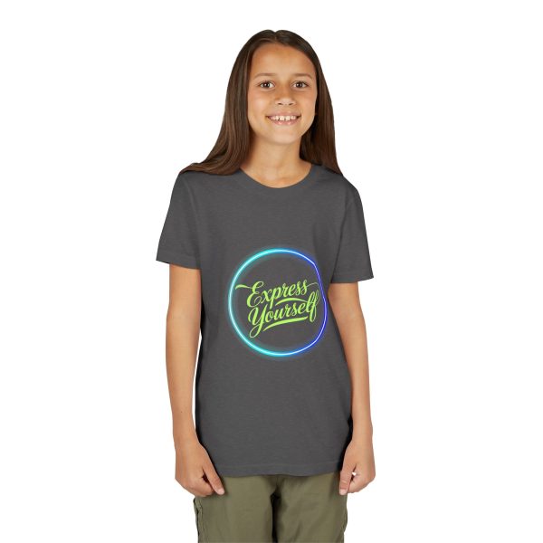 Youth Short Sleeve Tee with 'Express Yourself' Design - Image 15