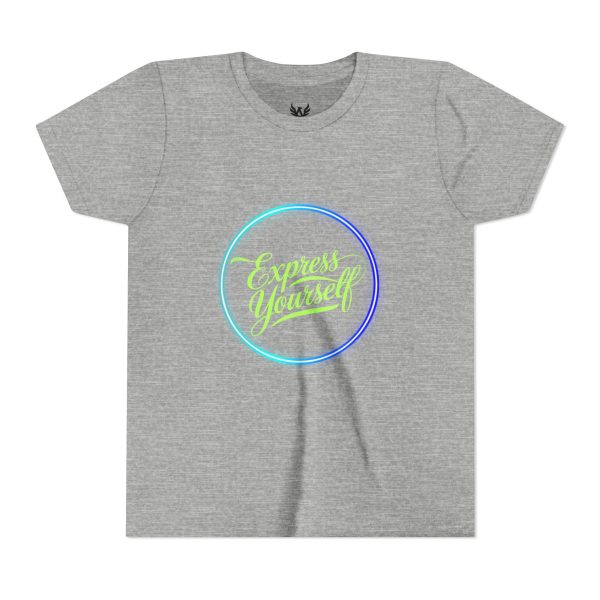 Youth Short Sleeve Tee with 'Express Yourself' Design - Image 16