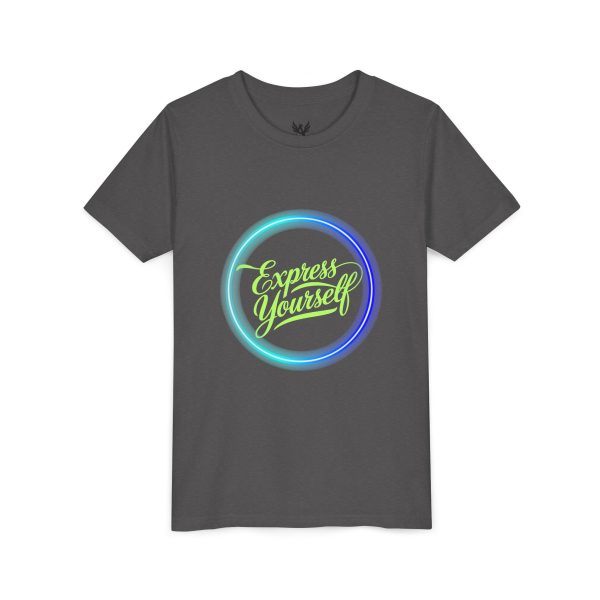 Youth Short Sleeve Tee with 'Express Yourself' Design - Image 13