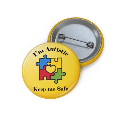 Custom Autism Awareness Pin Buttons