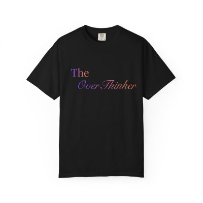 The Overthinker T-Shirt – Minimal Pastel Typography Tee