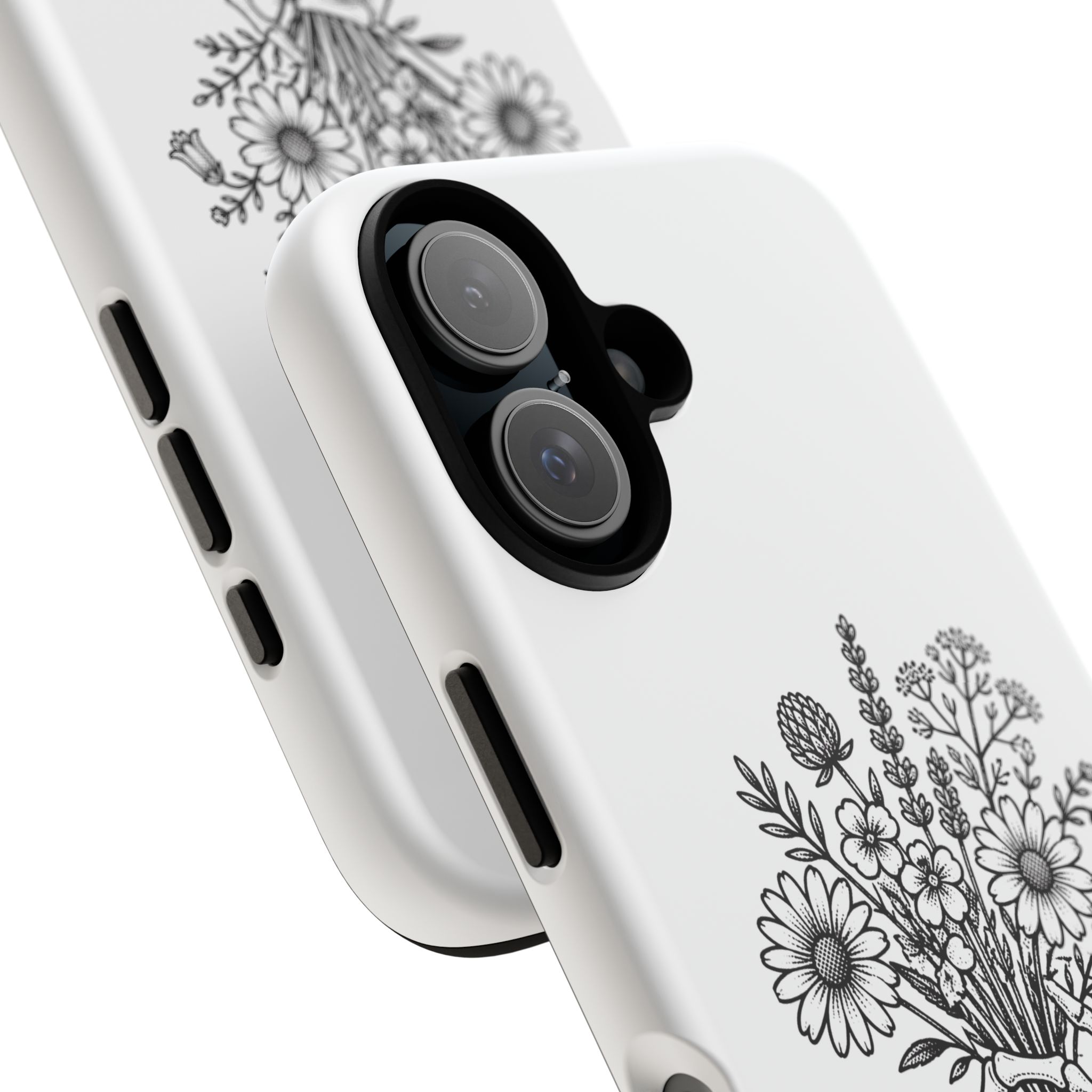 Phone Case — 'Bloom Anyway' Skeleton Hand Floral Protective Cover - Image 83