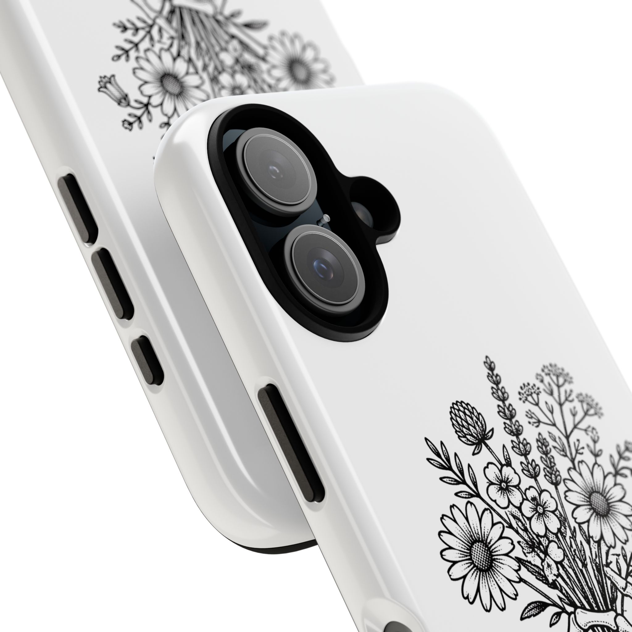 Phone Case — 'Bloom Anyway' Skeleton Hand Floral Protective Cover - Image 79