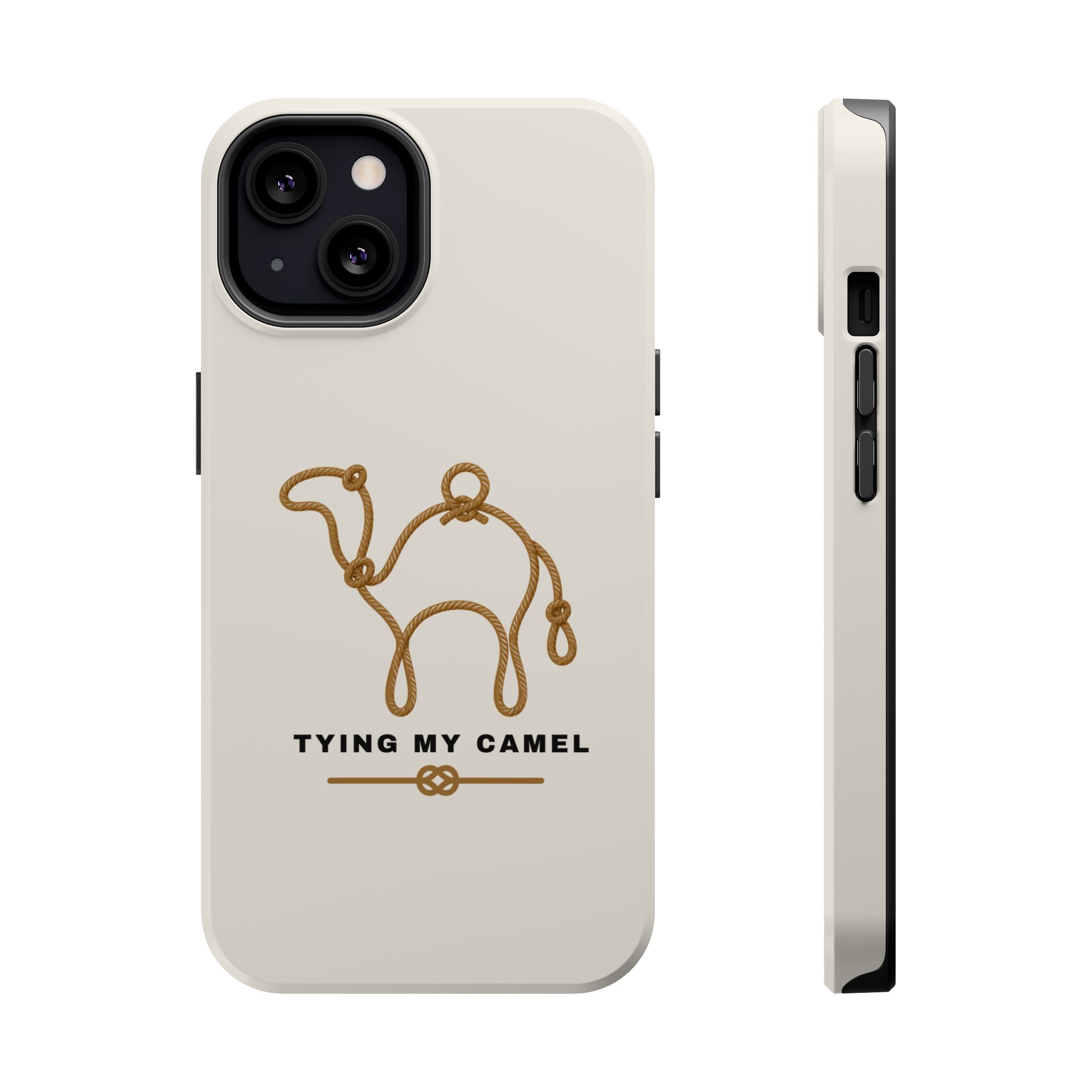 Phone Case — Minimal 'Tying My Camel' Camel Outline Magnetic Impact-Resistant Case - Image 35