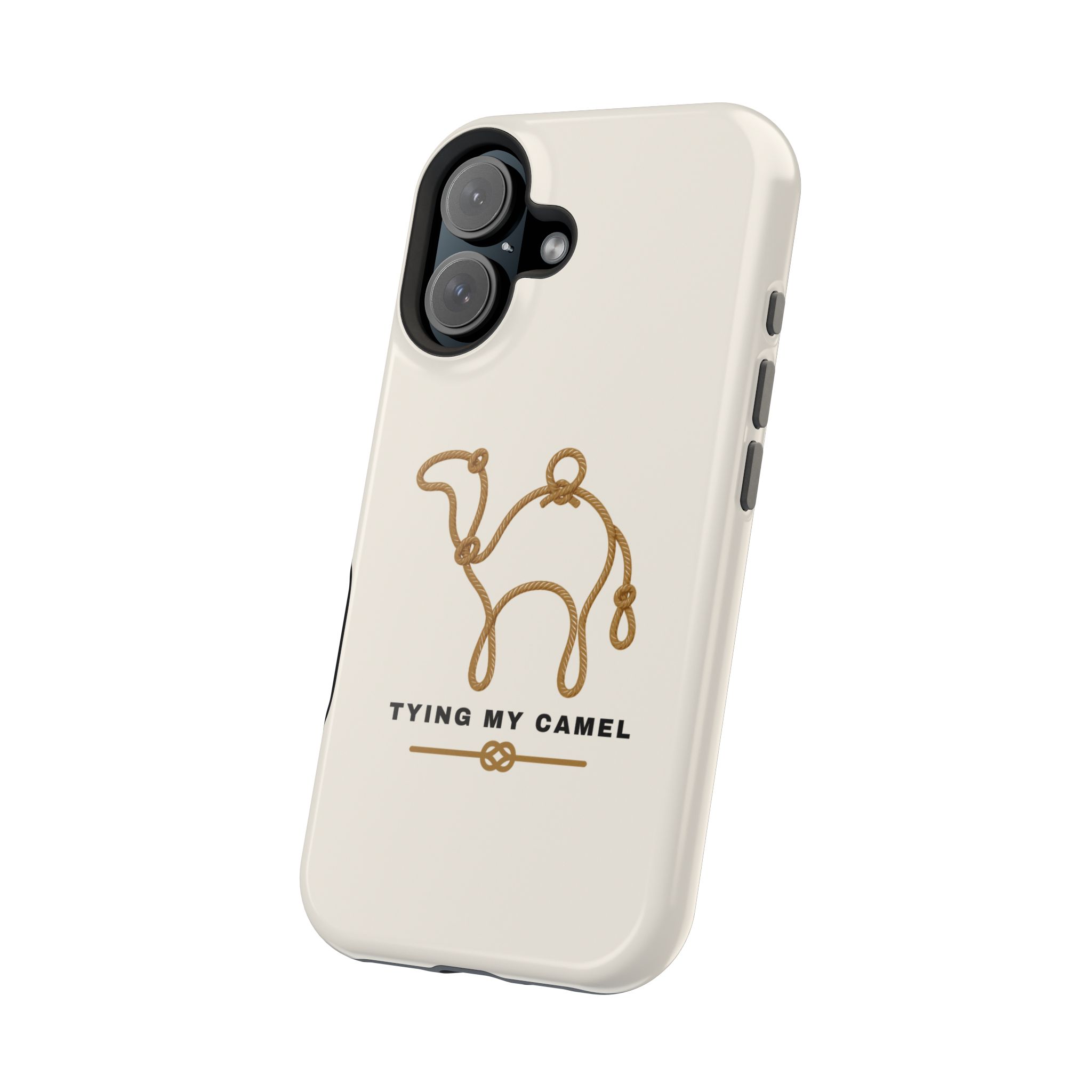 Phone Case — Minimal 'Tying My Camel' Camel Outline Magnetic Impact-Resistant Case - Image 100