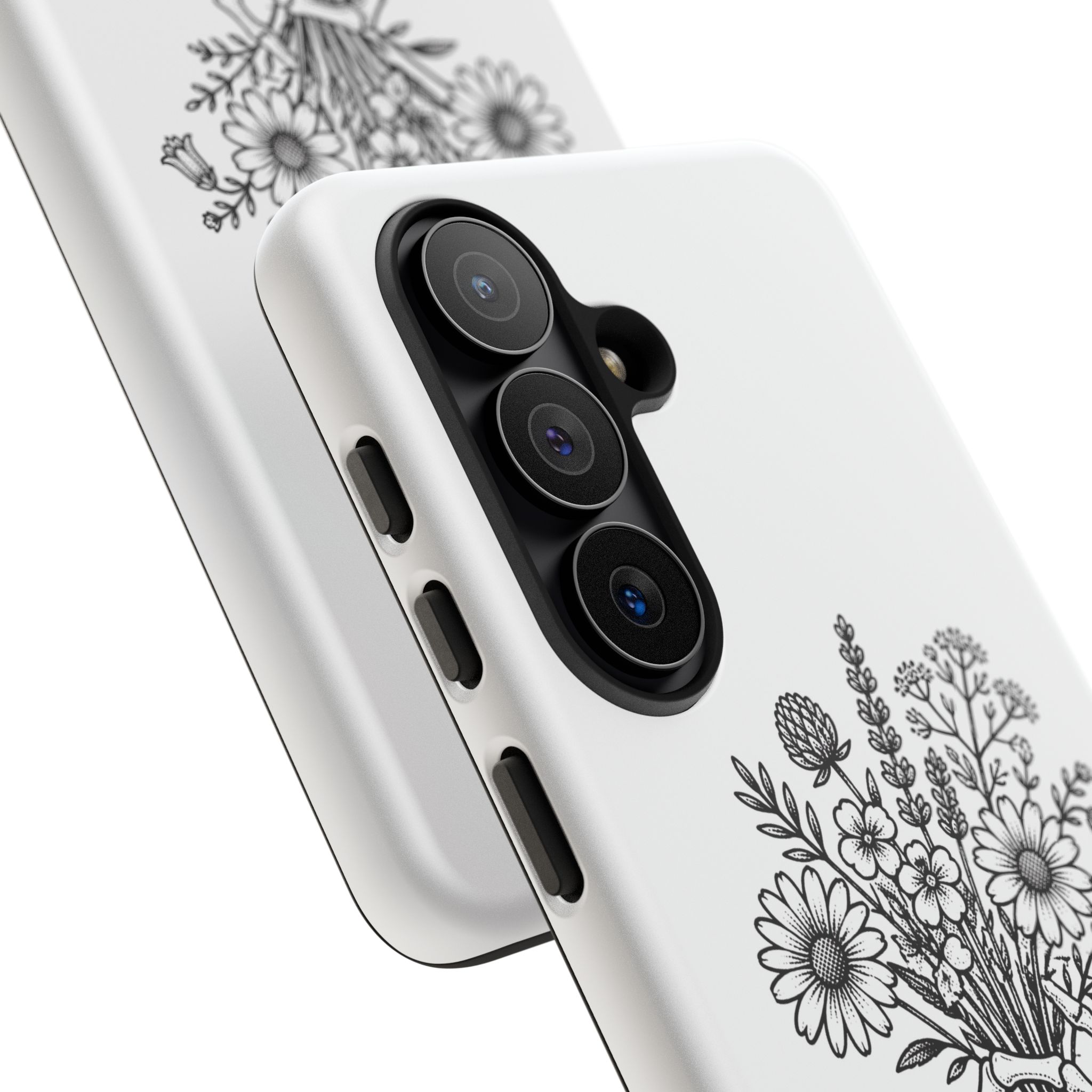 Phone Case — 'Bloom Anyway' Skeleton Hand Floral Protective Cover - Image 112