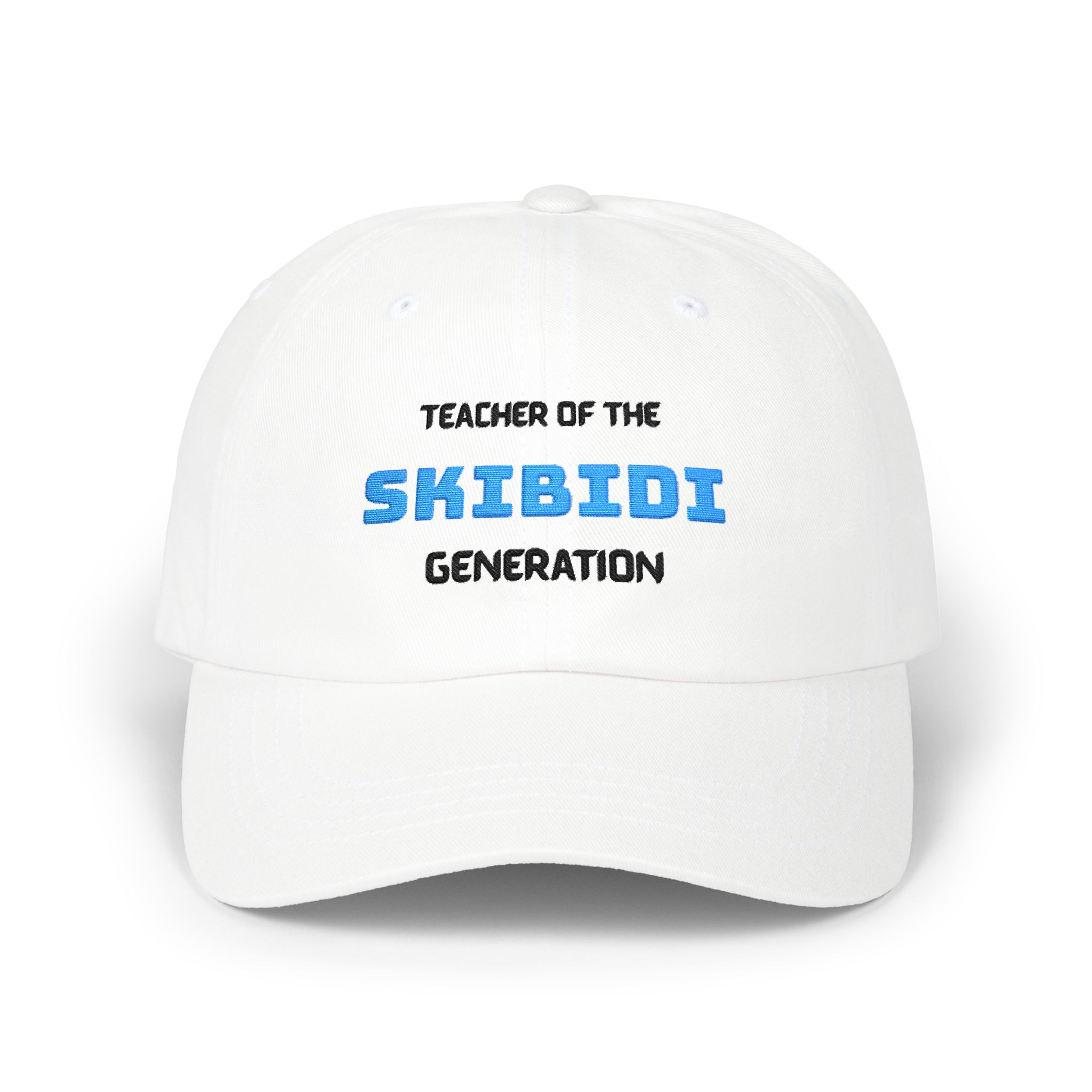 Dad Cap — "Teacher of the Skibidi Generation" Embroidered Classic Hat - Image 2