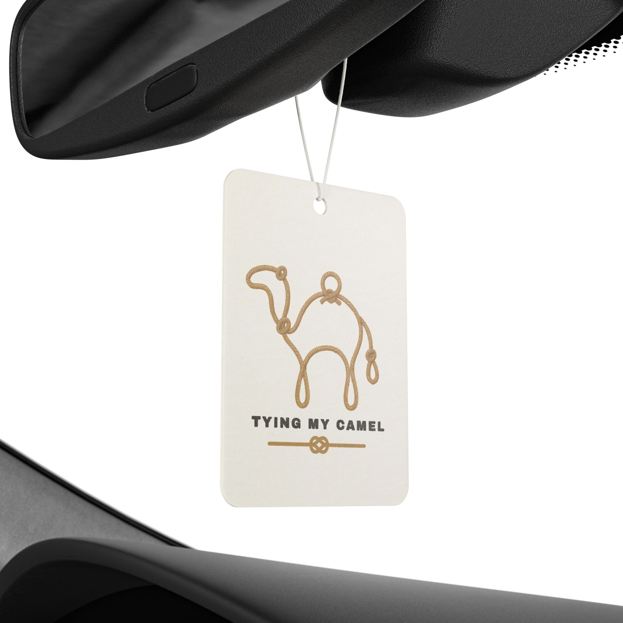 Camel Car Air Freshener — 'Twing My Camel' Scented Hanging Ornament