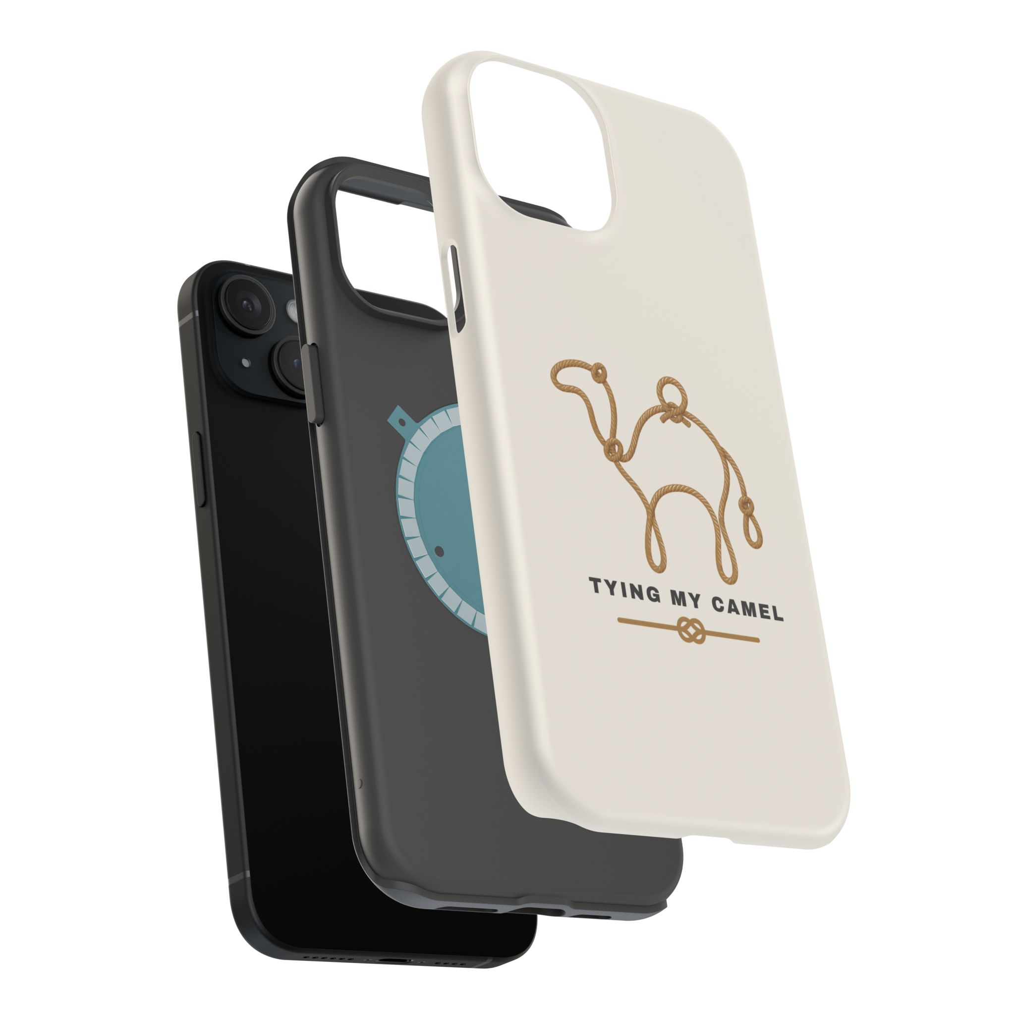 Phone Case — Minimal 'Tying My Camel' Camel Outline Magnetic Impact-Resistant Case - Image 90