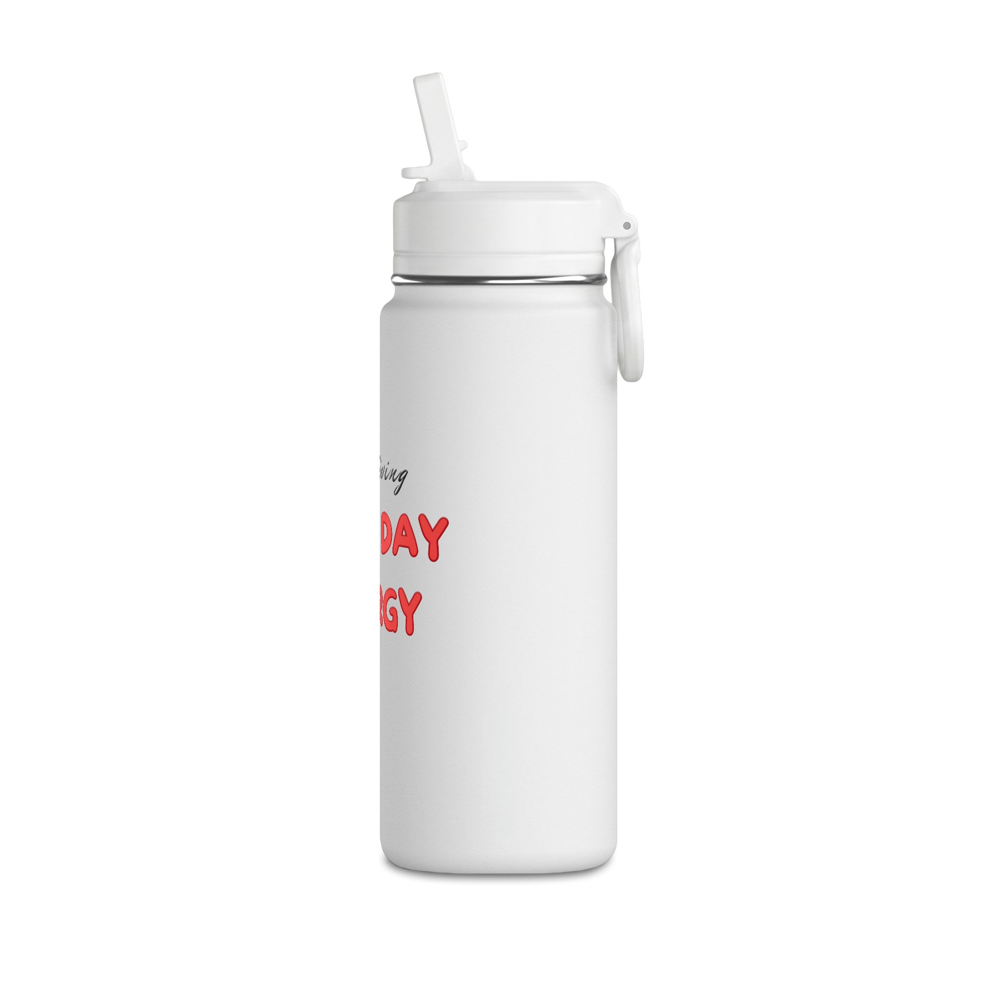 First Day Energy 20oz Mini Water Bottle — Motivational Back-to-School Hydration - Image 4