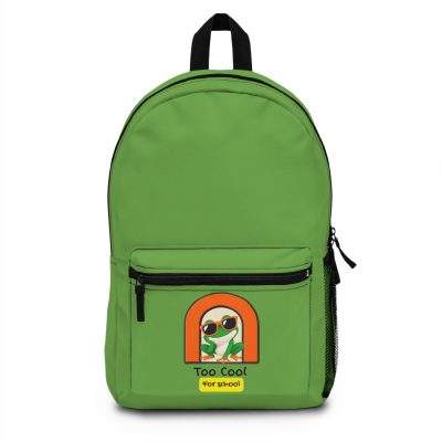 Too Cool for School Frog Backpack — Cute Kids School Bag
