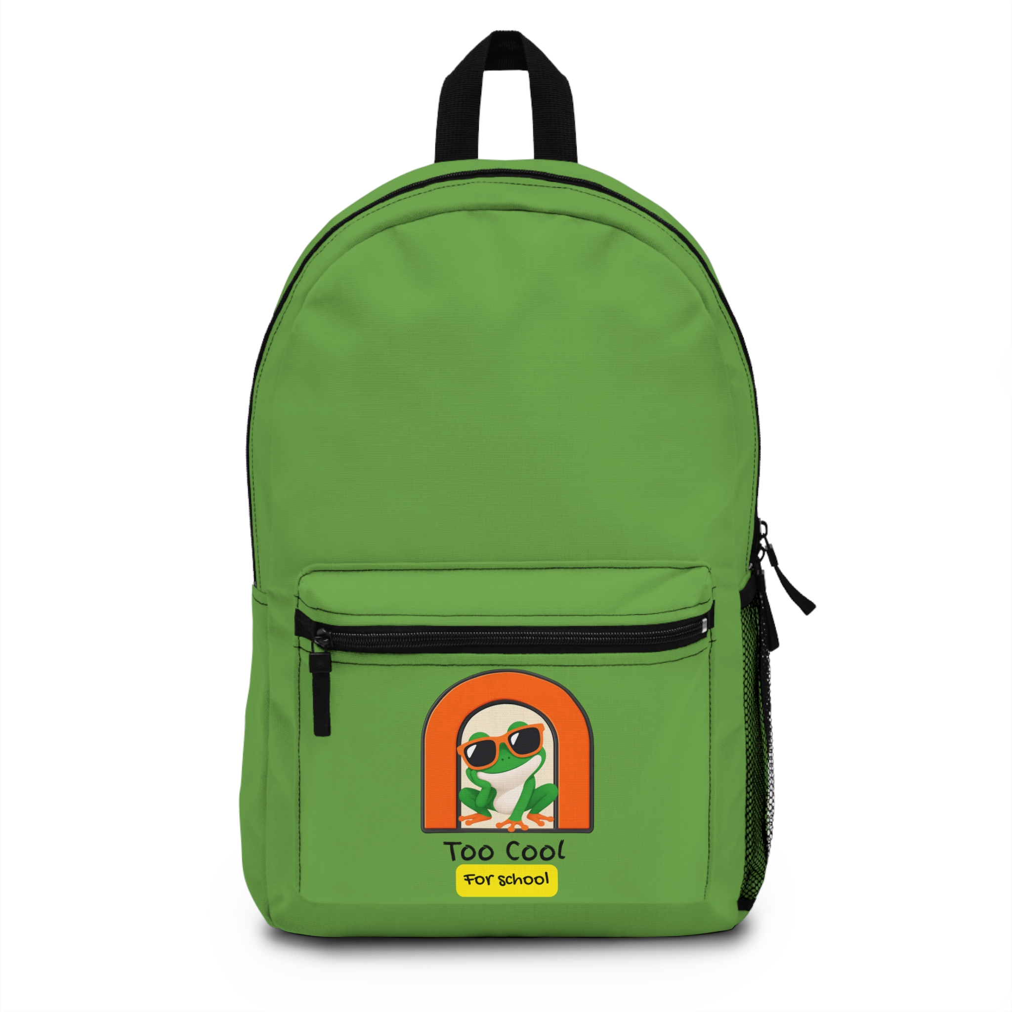 Too Cool for School Frog Backpack — Cute Kids School Bag