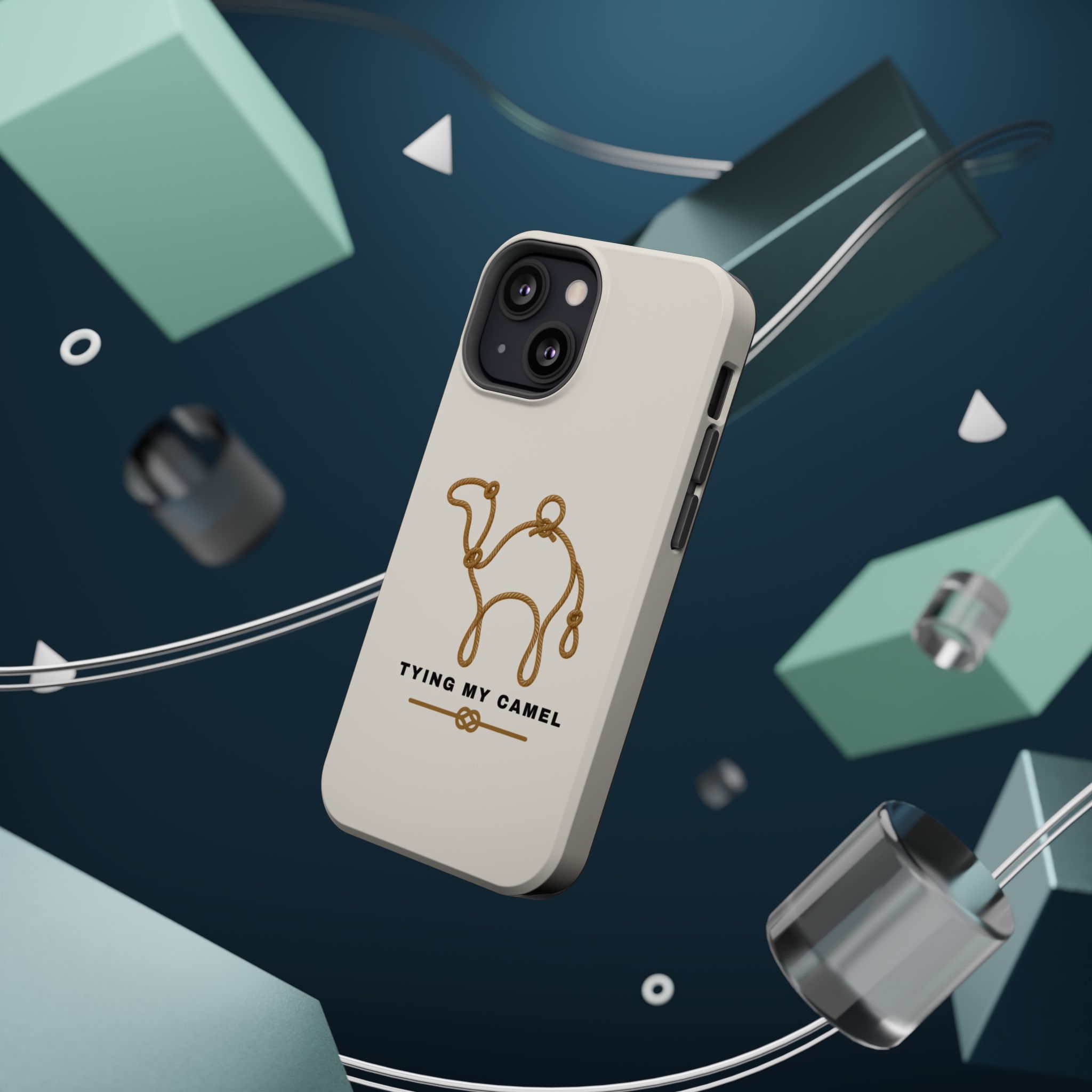 Phone Case — Minimal 'Tying My Camel' Camel Outline Magnetic Impact-Resistant Case - Image 45