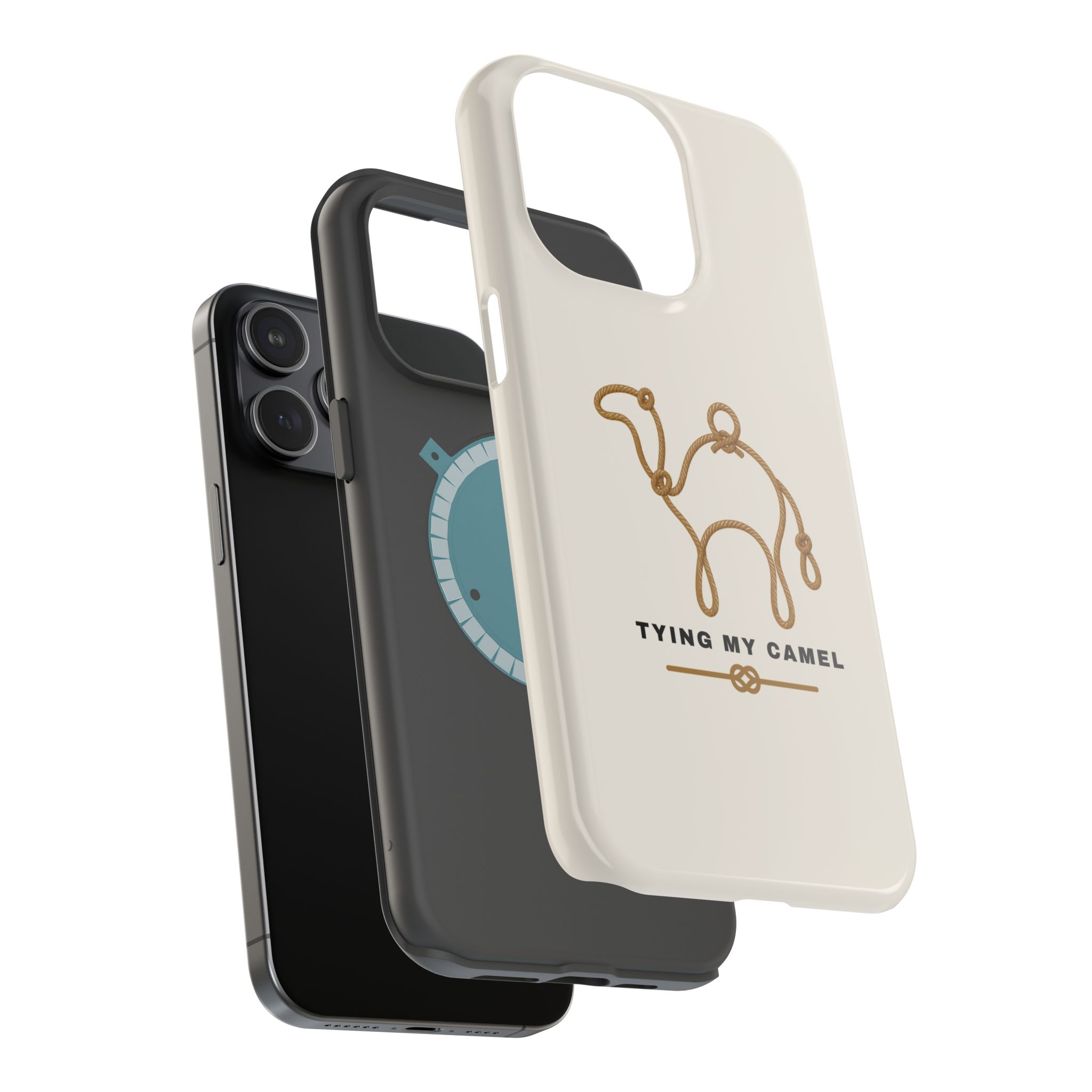 Phone Case — Minimal 'Tying My Camel' Camel Outline Magnetic Impact-Resistant Case - Image 94