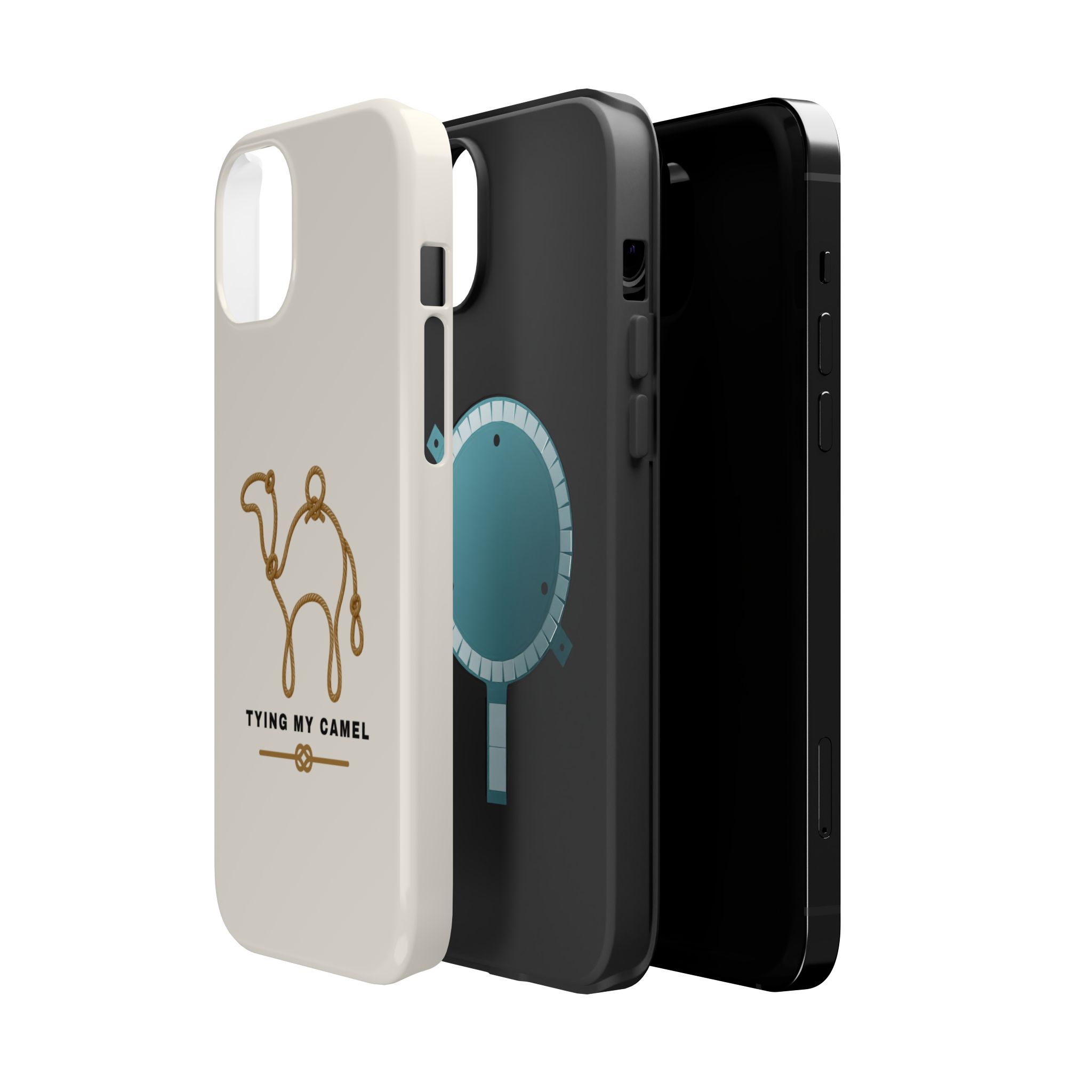 Phone Case — Minimal 'Tying My Camel' Camel Outline Magnetic Impact-Resistant Case - Image 20