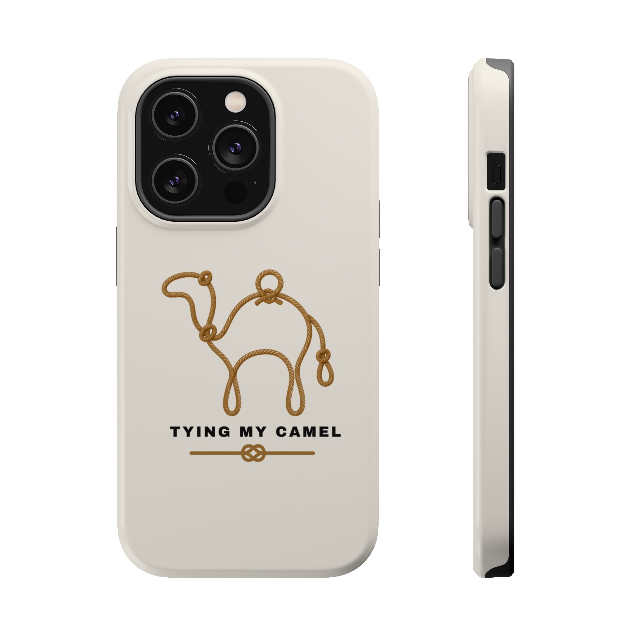 Phone Case — Minimal 'Tying My Camel' Camel Outline Magnetic Impact-Resistant Case - Image 11
