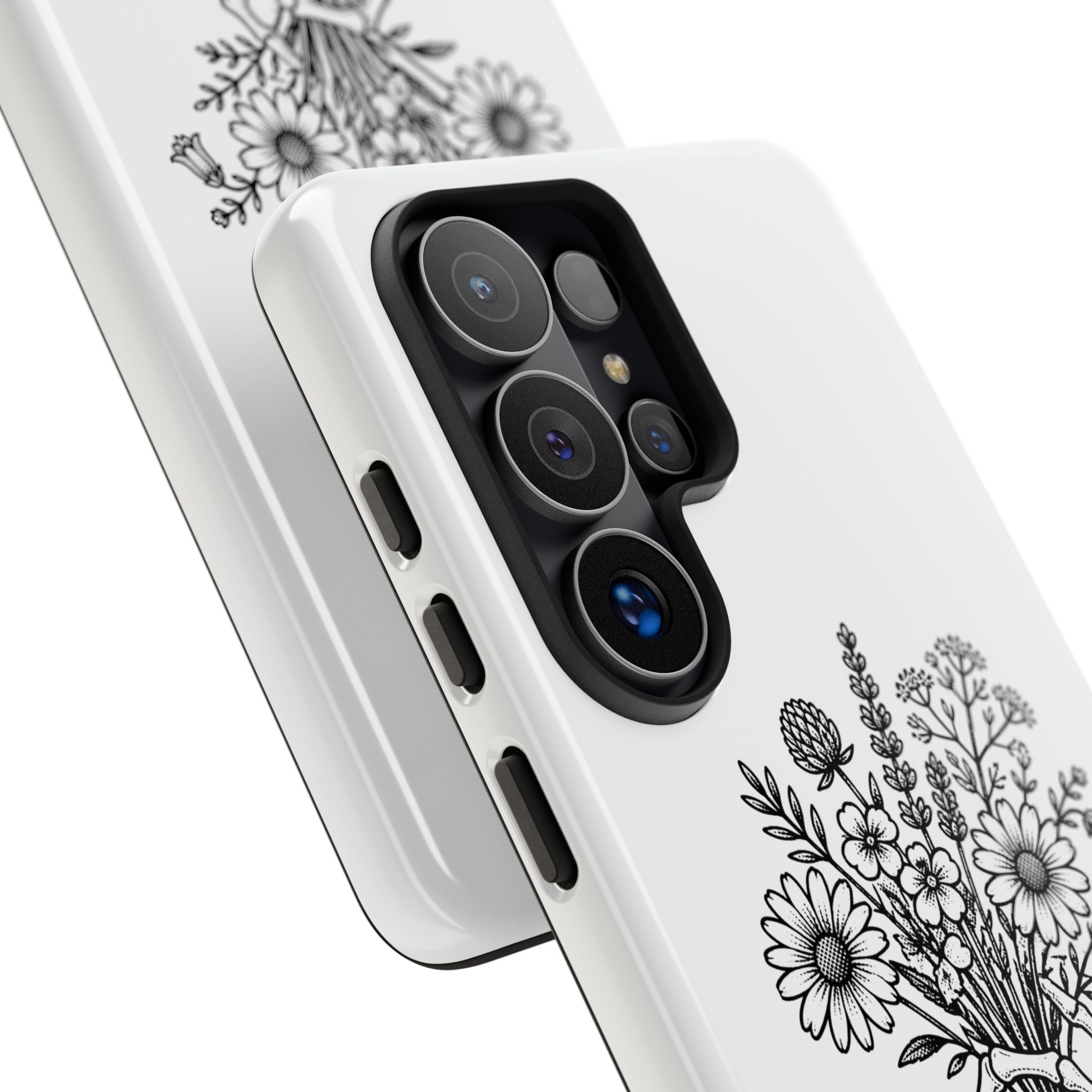 Phone Case — 'Bloom Anyway' Skeleton Hand Floral Protective Cover - Image 118