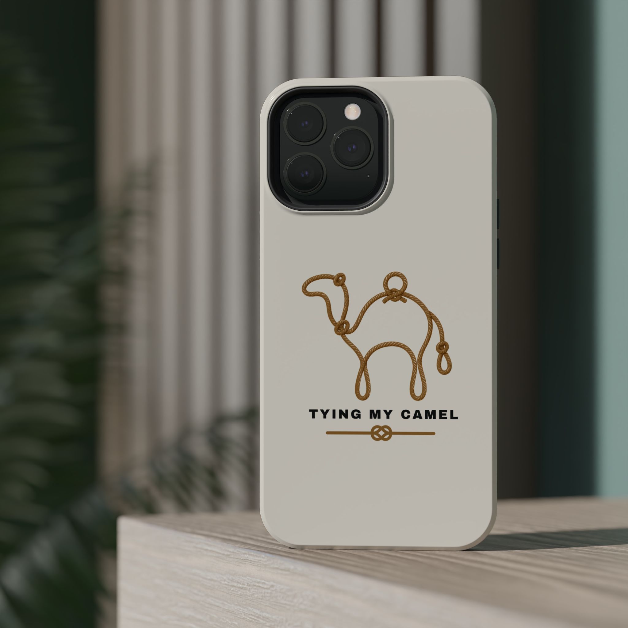 Phone Case — Minimal 'Tying My Camel' Camel Outline Magnetic Impact-Resistant Case - Image 62