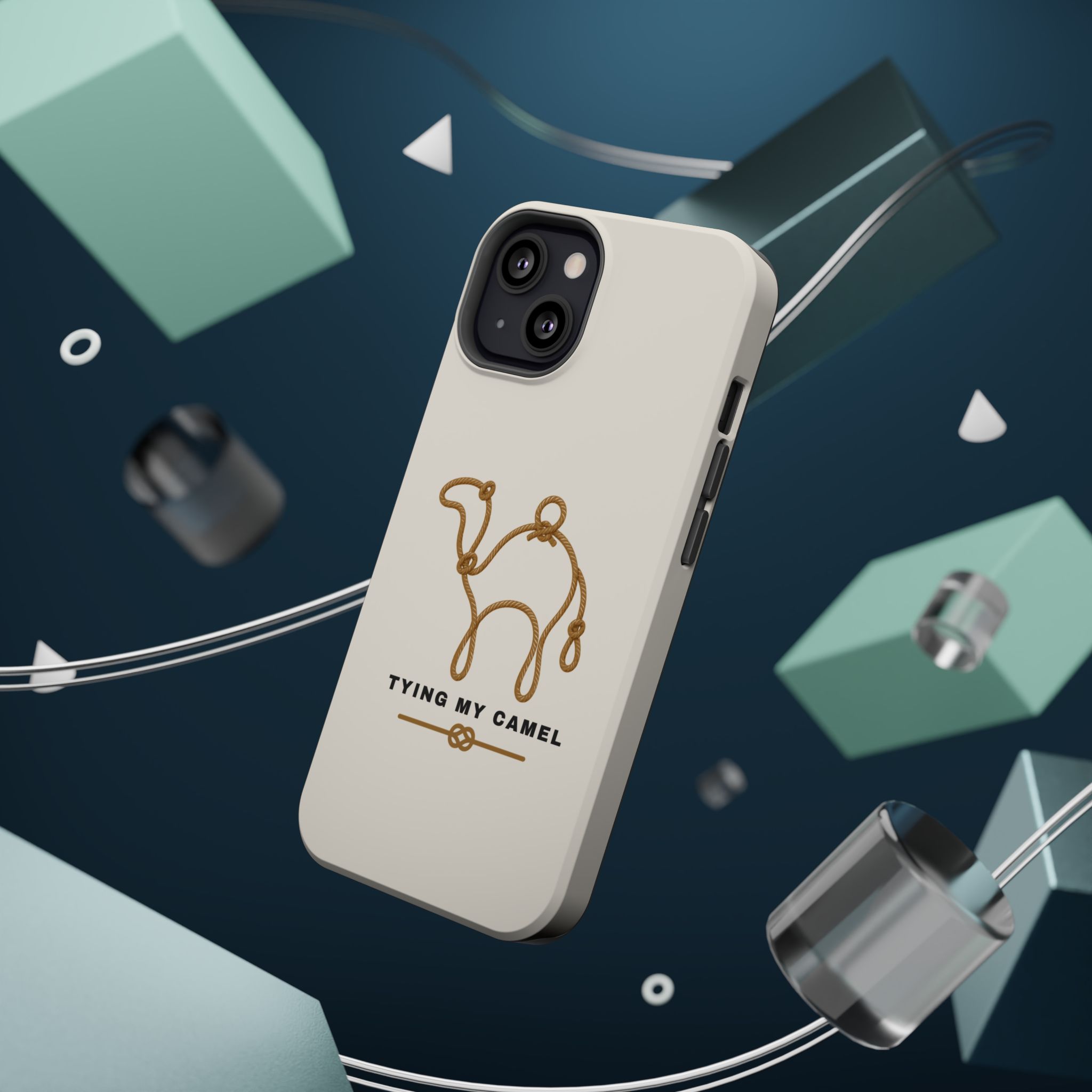 Phone Case — Minimal 'Tying My Camel' Camel Outline Magnetic Impact-Resistant Case - Image 41