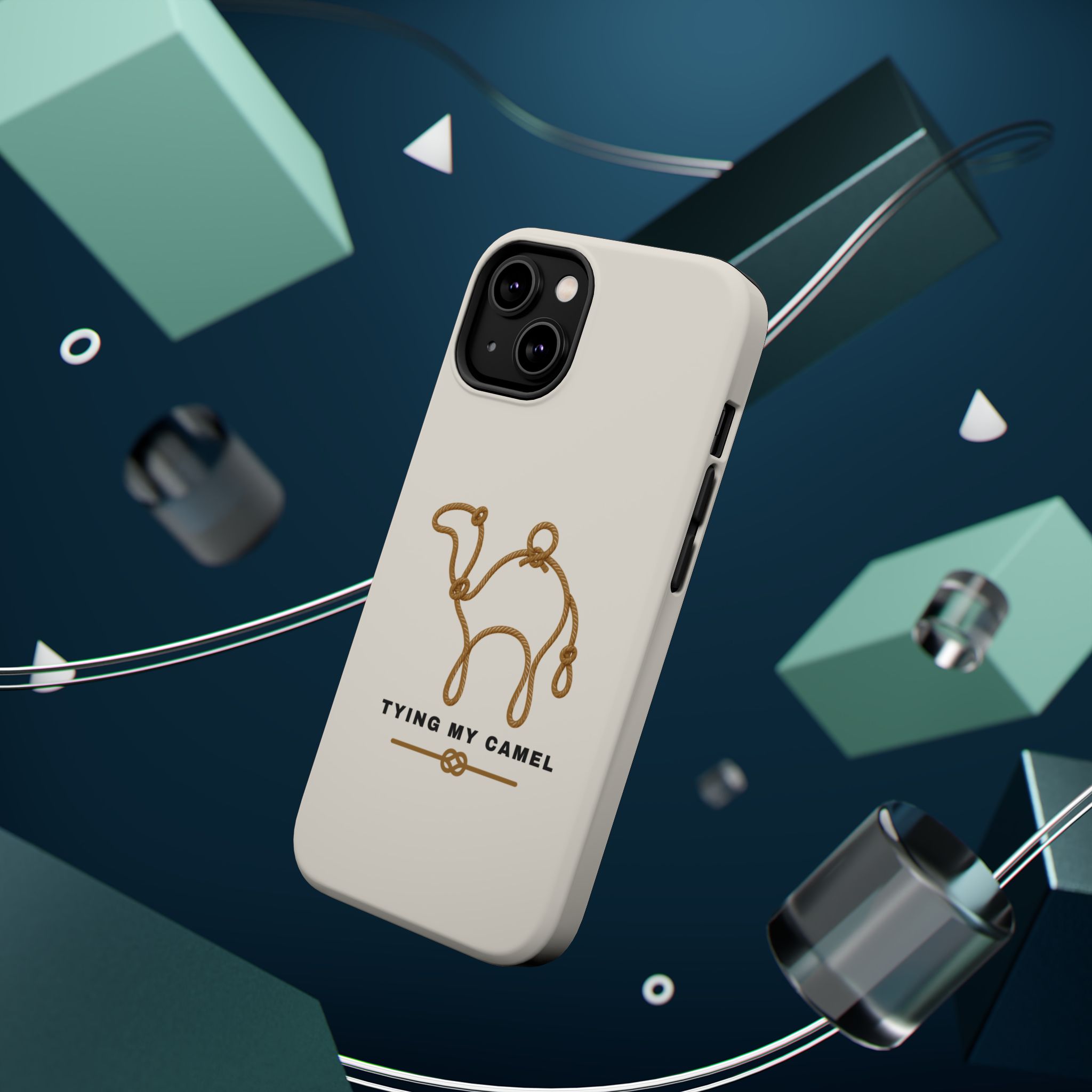 Phone Case — Minimal 'Tying My Camel' Camel Outline Magnetic Impact-Resistant Case - Image 9