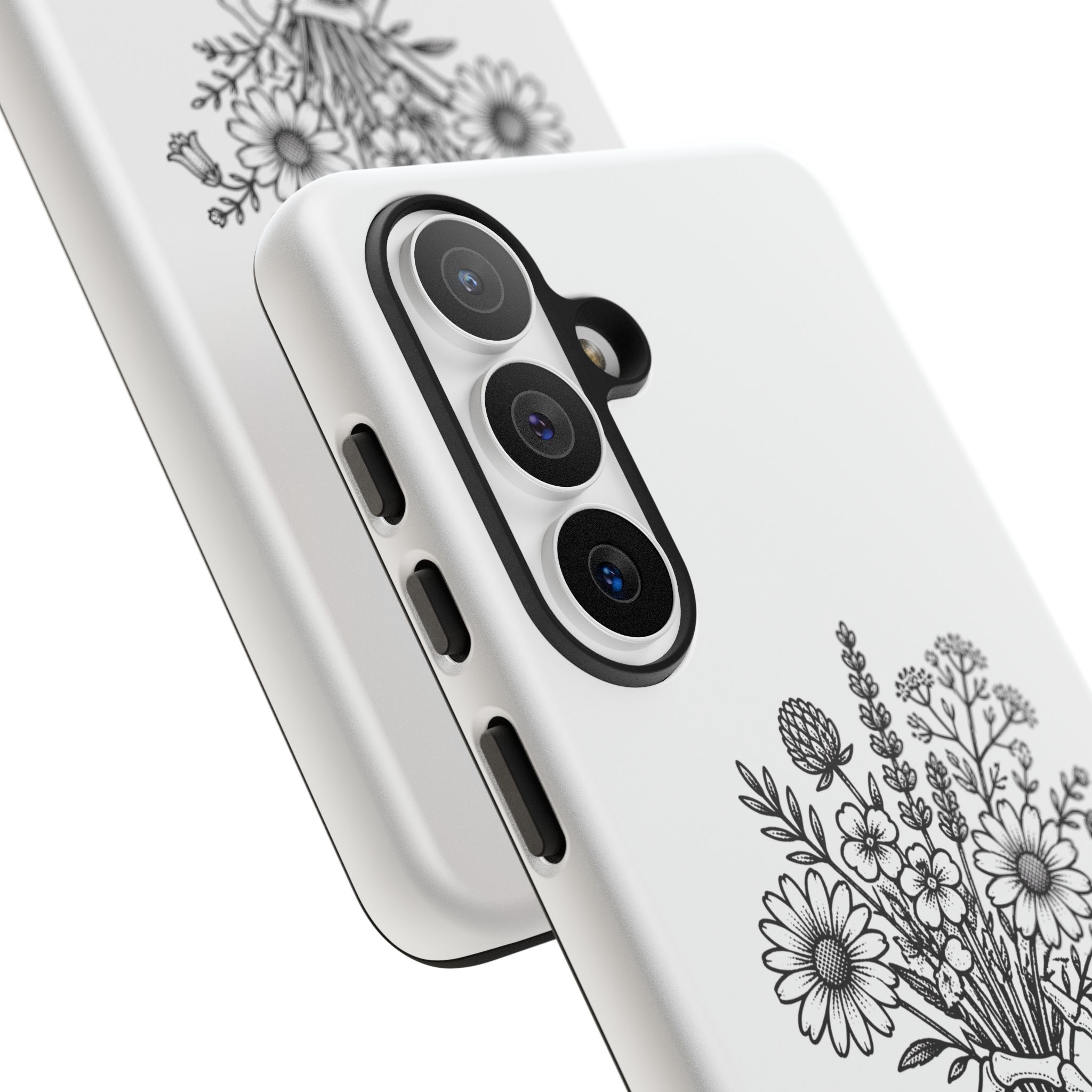 Phone Case — 'Bloom Anyway' Skeleton Hand Floral Protective Cover - Image 116
