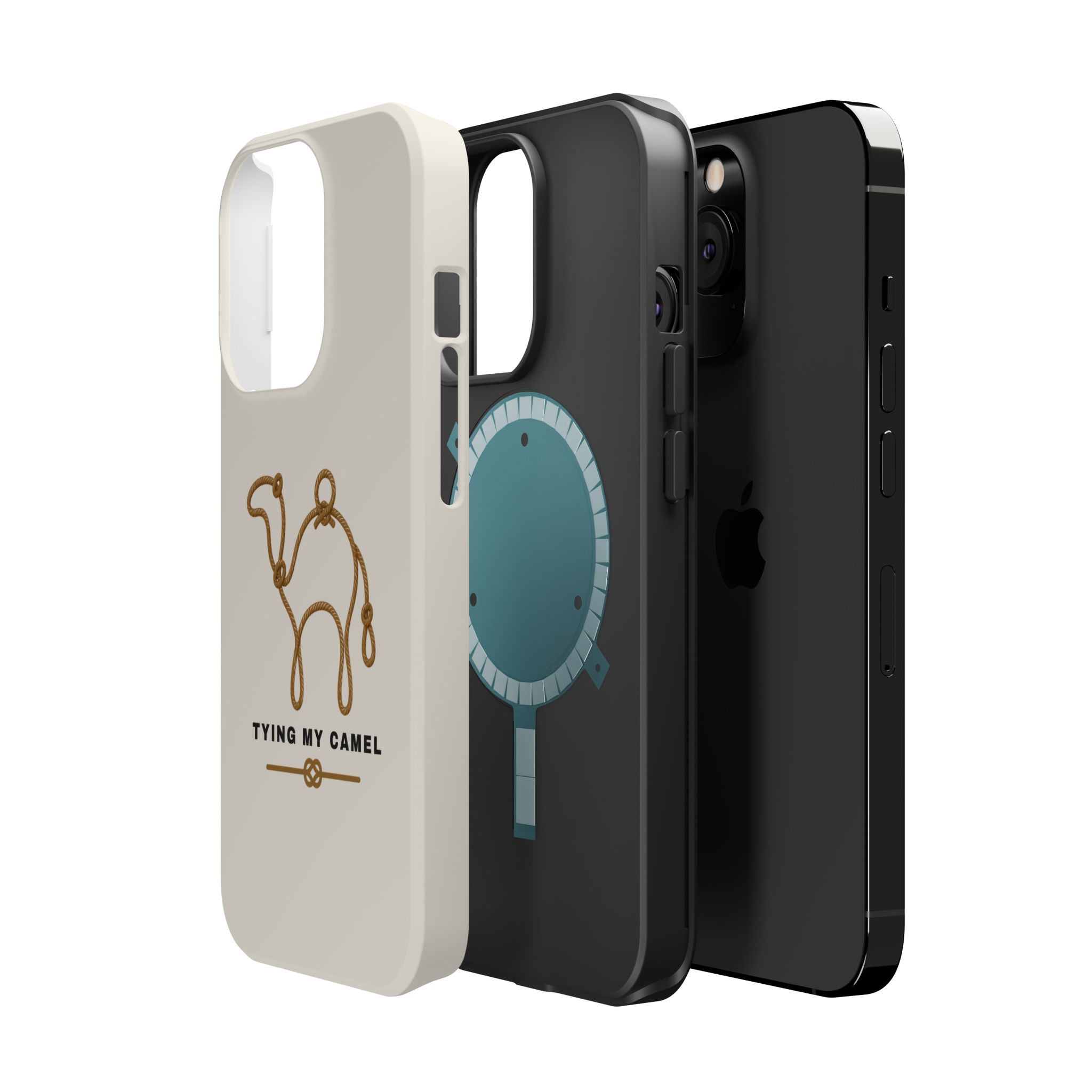 Phone Case — Minimal 'Tying My Camel' Camel Outline Magnetic Impact-Resistant Case - Image 56