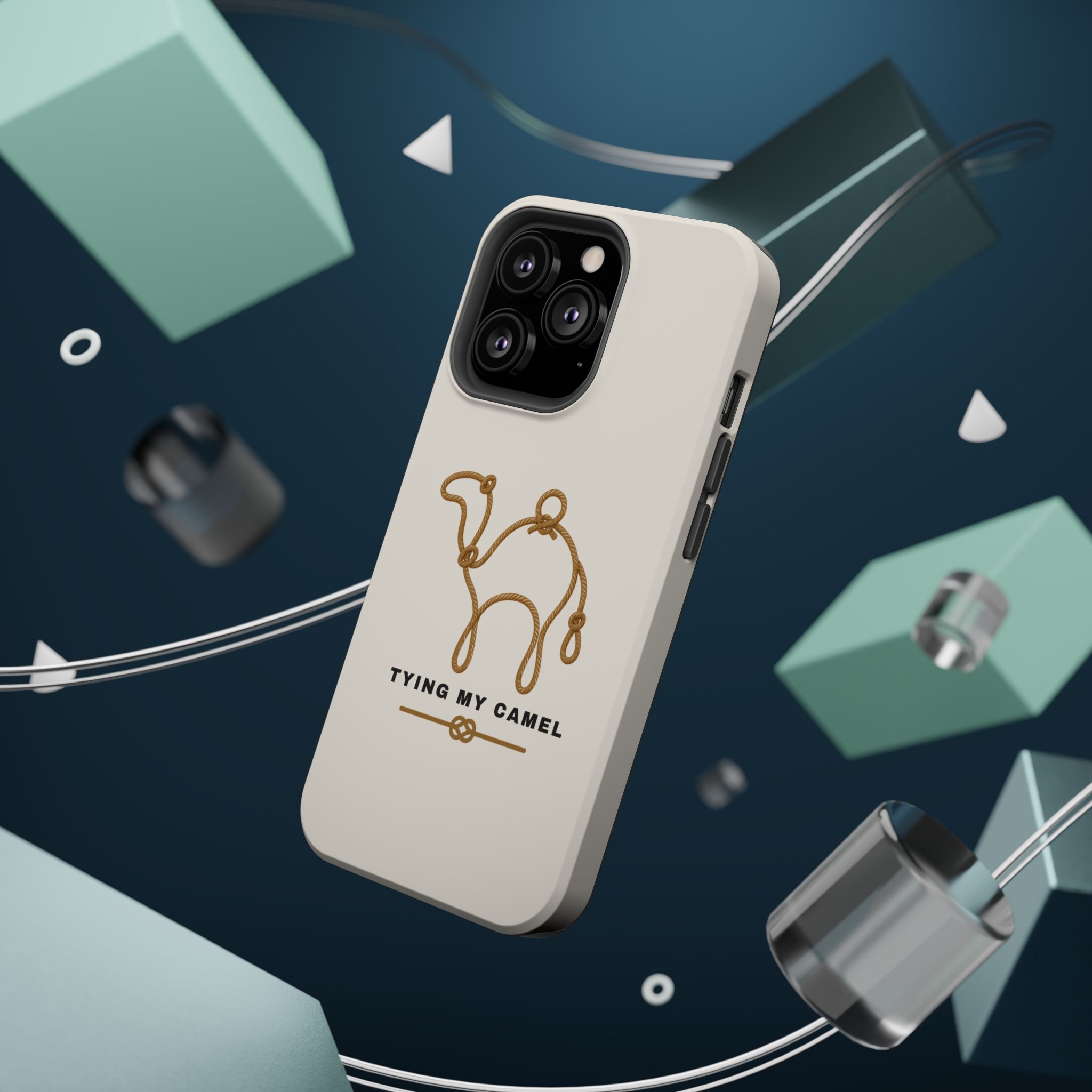 Phone Case — Minimal 'Tying My Camel' Camel Outline Magnetic Impact-Resistant Case - Image 57