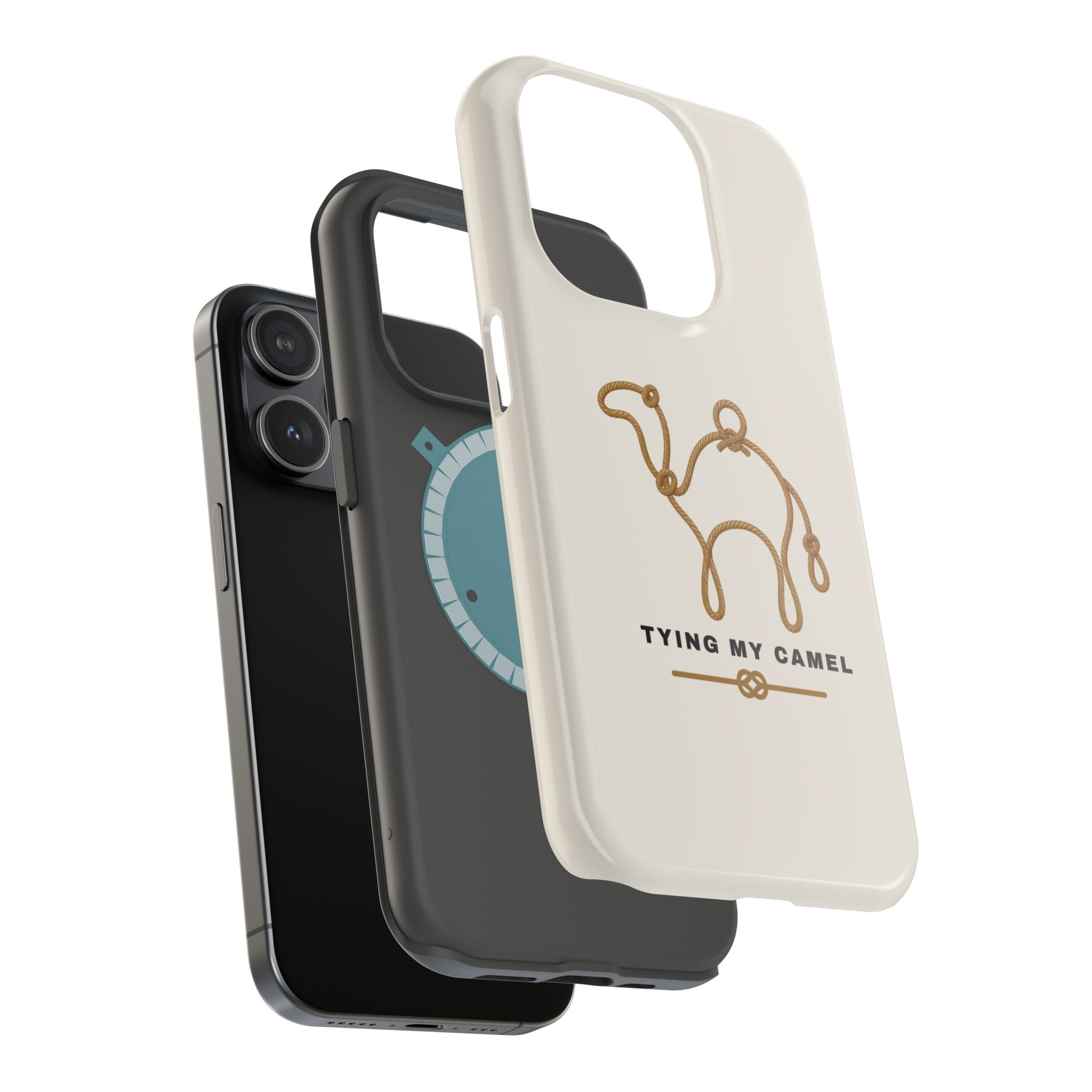 Phone Case — Minimal 'Tying My Camel' Camel Outline Magnetic Impact-Resistant Case - Image 78