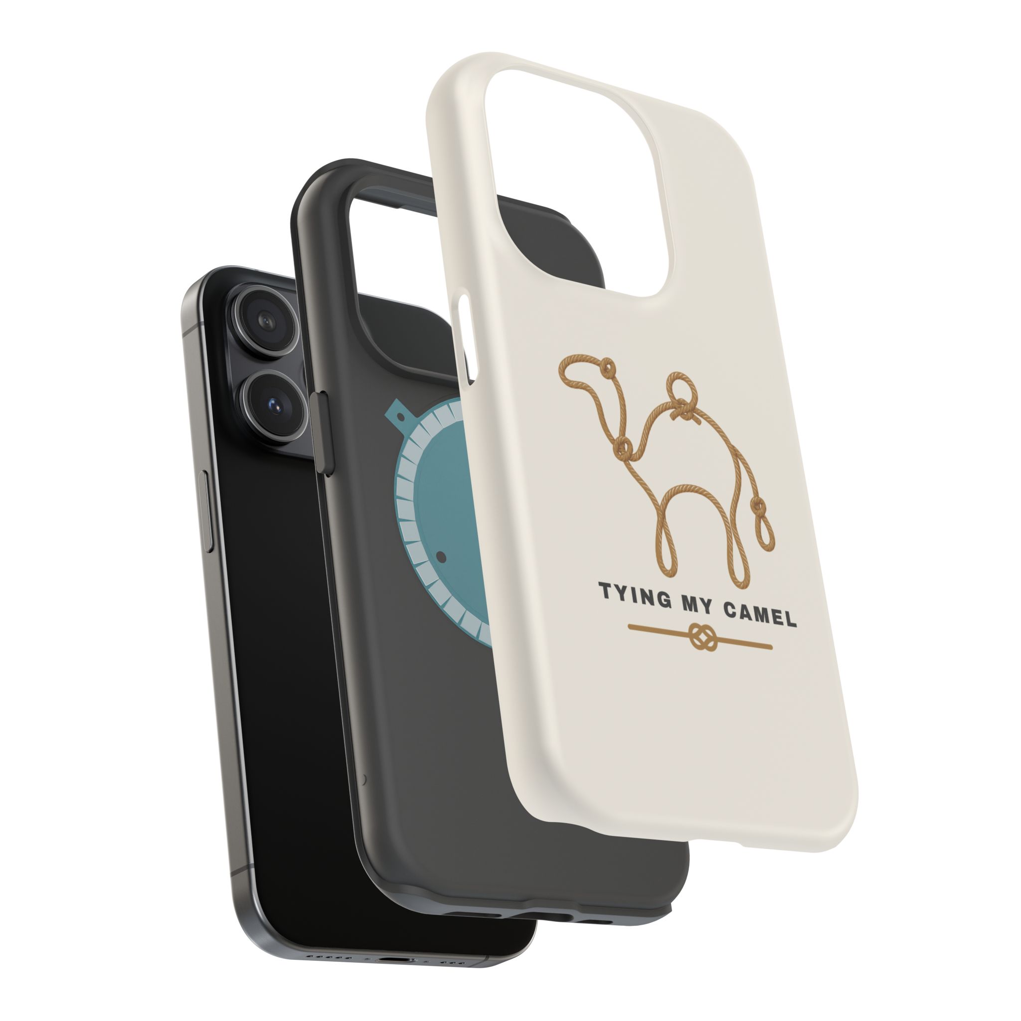 Phone Case — Minimal 'Tying My Camel' Camel Outline Magnetic Impact-Resistant Case - Image 82