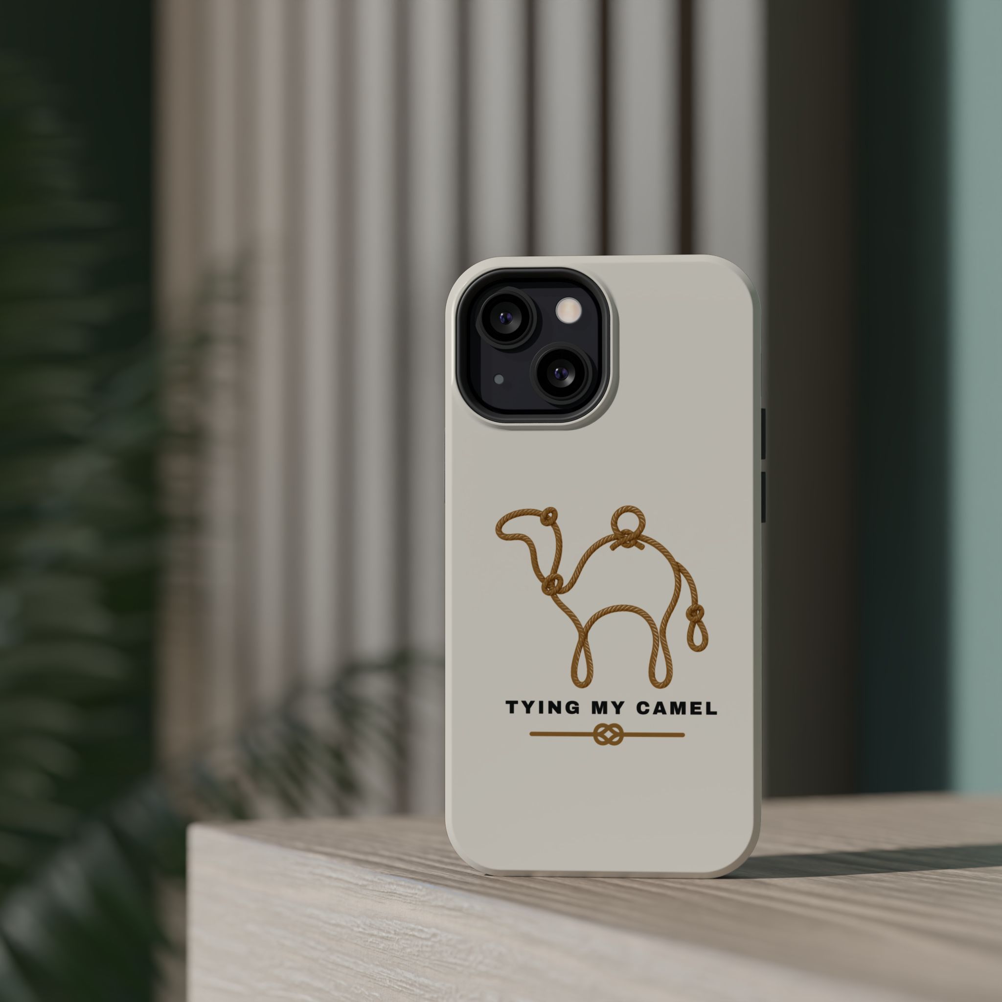 Phone Case — Minimal 'Tying My Camel' Camel Outline Magnetic Impact-Resistant Case - Image 46
