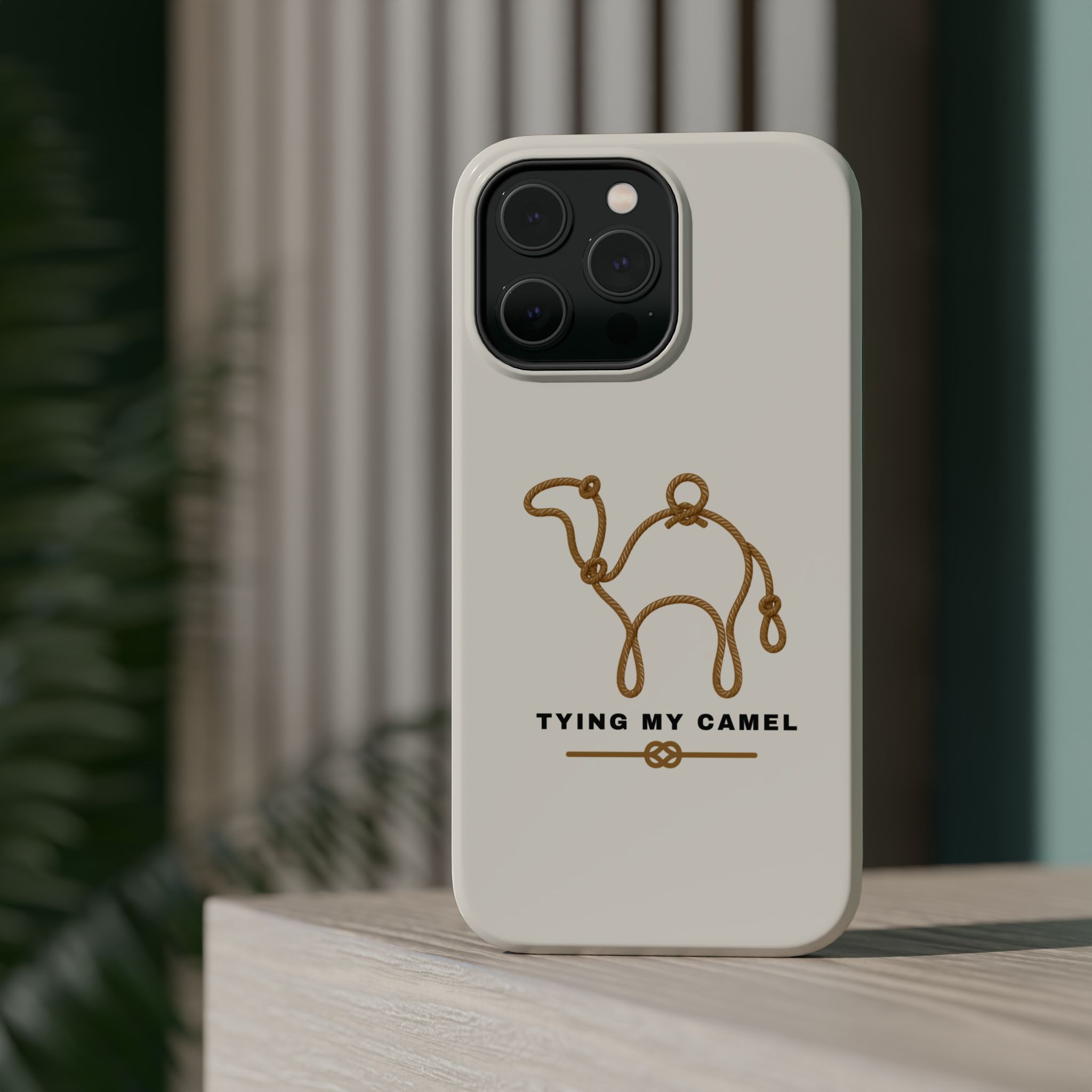 Phone Case — Minimal 'Tying My Camel' Camel Outline Magnetic Impact-Resistant Case - Image 30